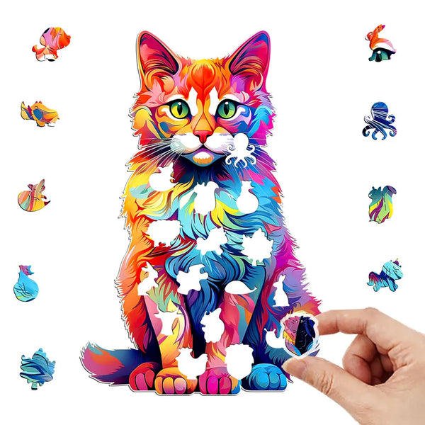 Cat Wooden puzzle