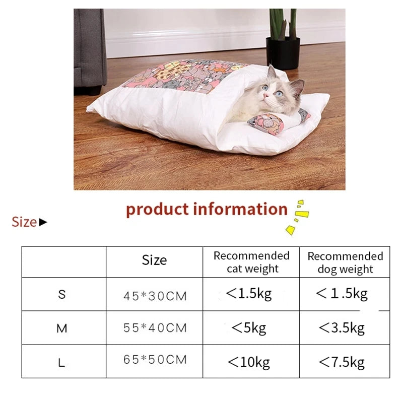 Kawaii Cats Bed